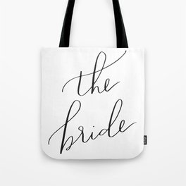 the bride Tote Bag