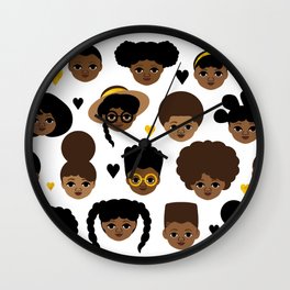 Girls and Boys Wall Clock