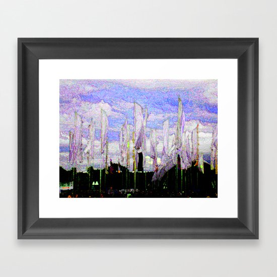 JAZZ FIELD Framed Art Print