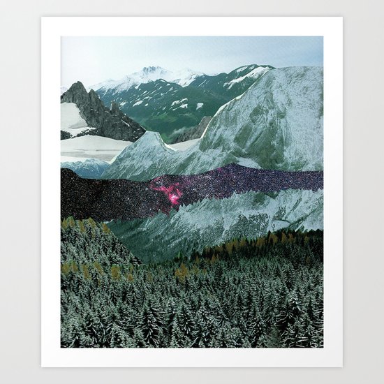 Experiment am Berg 15 Art Print