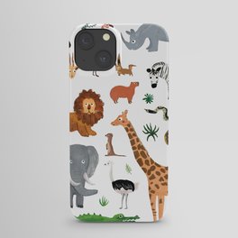 Safari Animals iPhone Case