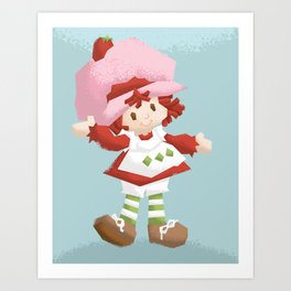 Strawberry Shortcake Art Print