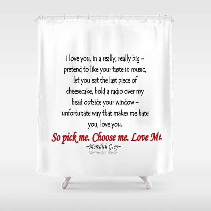 Pick Me Shower Curtain