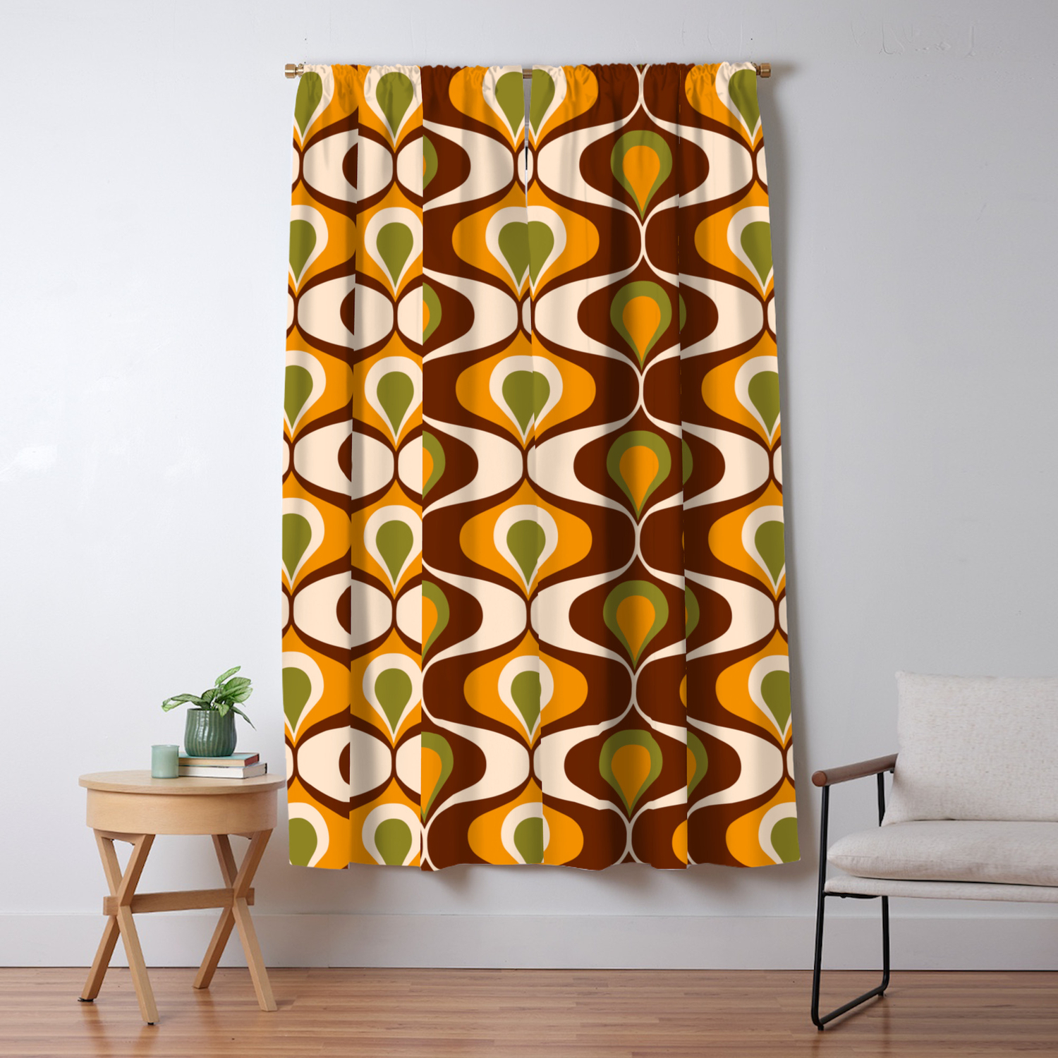 70s curtains