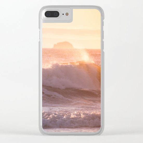 Ocean sunset Clear iPhone Case