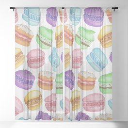 Mad for Macarons Sheer Curtain