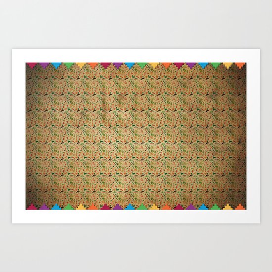 Mexican Pattern Art Print