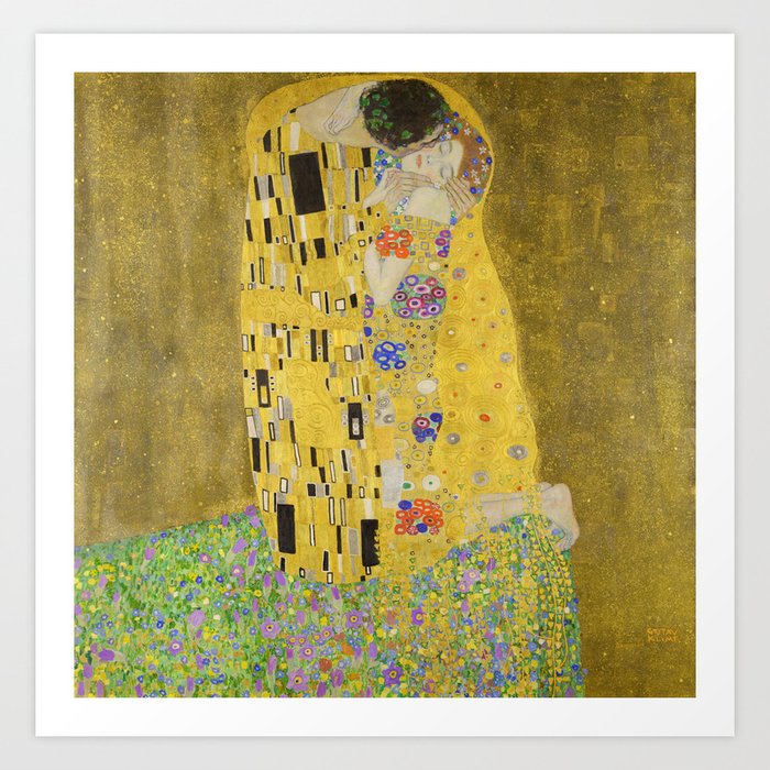 Gustav Klimt - The Kiss Art Print