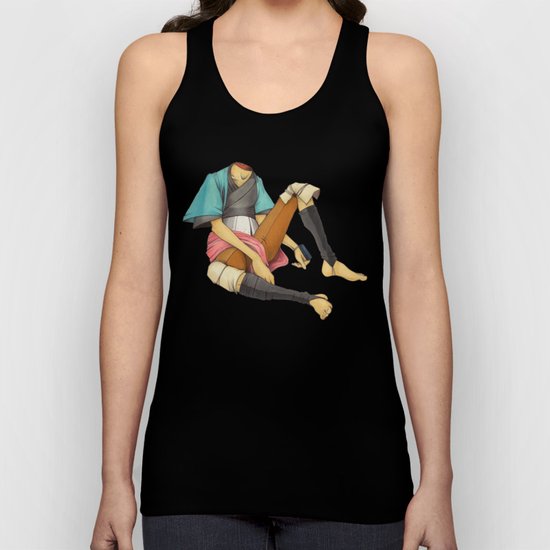 When I Was Little, My Father Was Famous. (No type) Unisex Tank Top