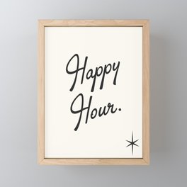 Happy Hour Framed Mini Art Print