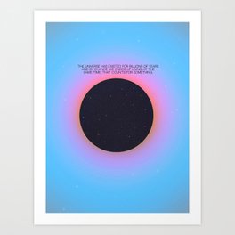 the universe Art Print
