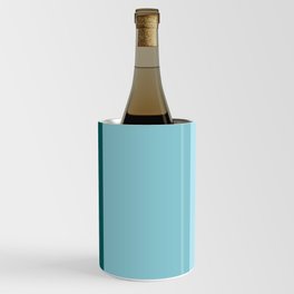 Solid blue green colors pattern palette Wine Chiller