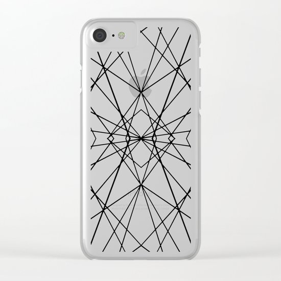 Snow Flake Clear iPhone Case