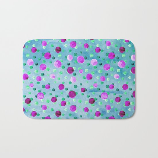 Polka Dot Pattern 10 Bath Mat