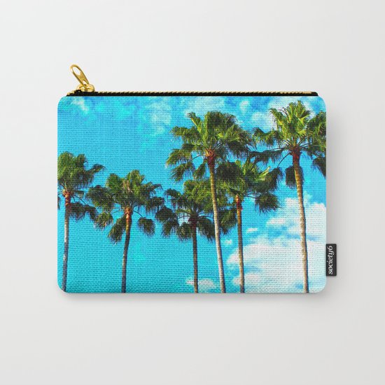 Tropical Palm Trees Carry-All Pouch