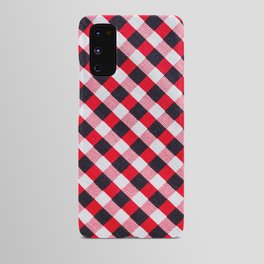 Black and red pattern Android Case