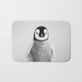 Baby Penguin - Black & White Bath Mat