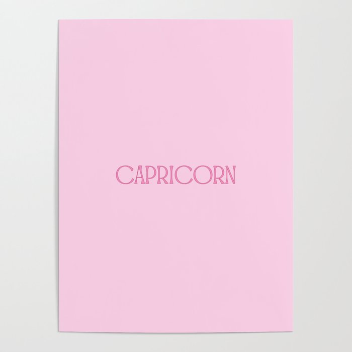 Barbie Pink Capricorn Energy Poster
