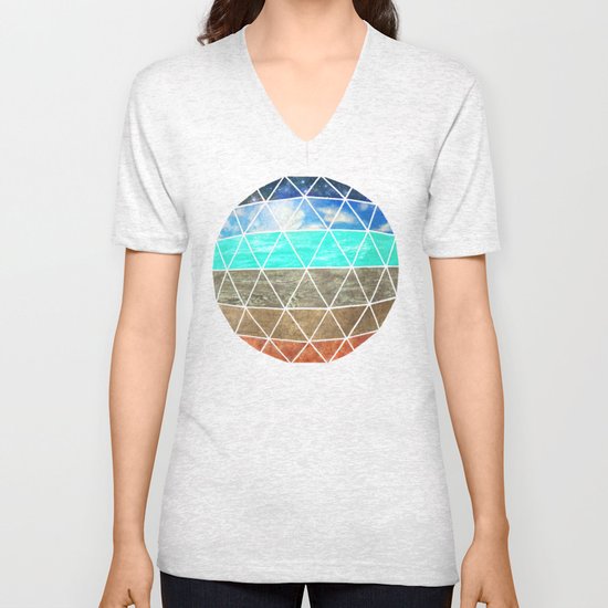 Elemental Geodesic Unisex V-Neck