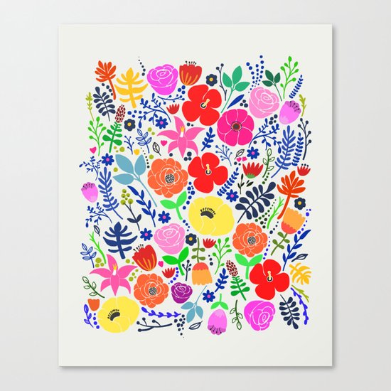 Flower Garden Canvas Print