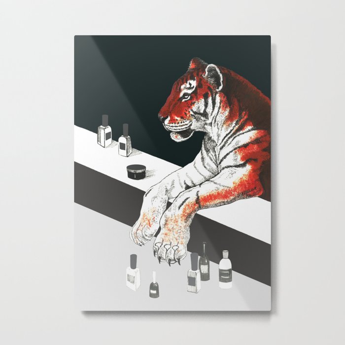 The Tiger Metal Print