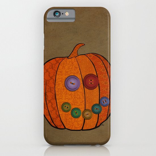 Patterned pumpkin iPhone & iPod Case
