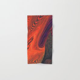 FUNKY OIL 2 - Red Hand & Bath Towel