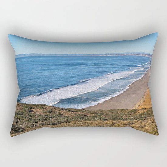 Point Reyes Coastal Scenery Rectangular Pillow