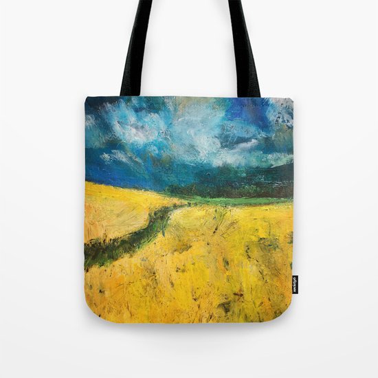 Yellow Fields Tote Bag