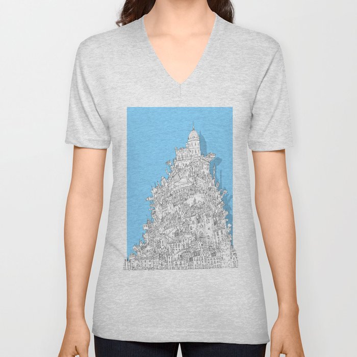 Babel-City V Neck T Shirt