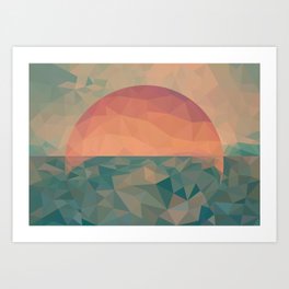 Tycho Sunrise Art Print