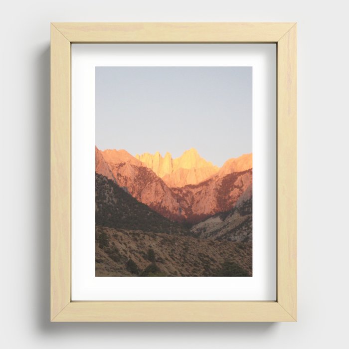 Mount Whitney Recessed Framed Print