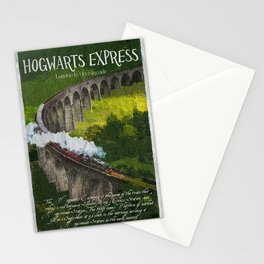 magical train Stationery Cards