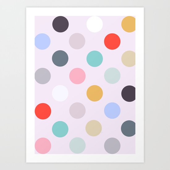 Polka Dots Art Print