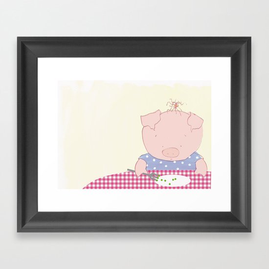 Not pea's again Framed Art Print