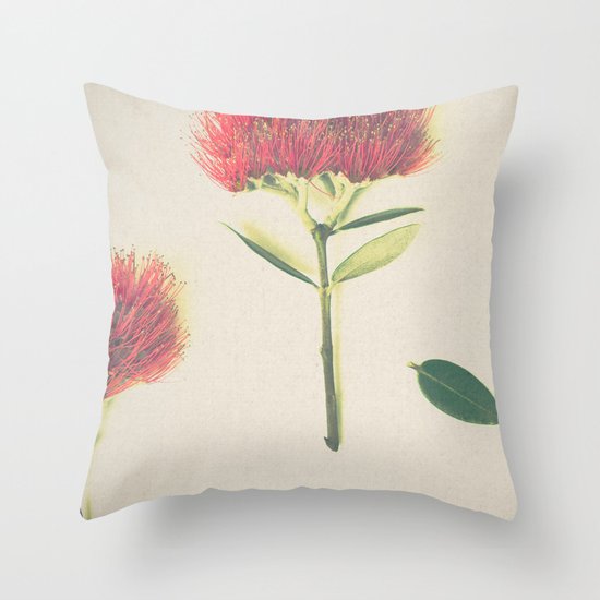 Christmas Wallpaper Throw Pillow