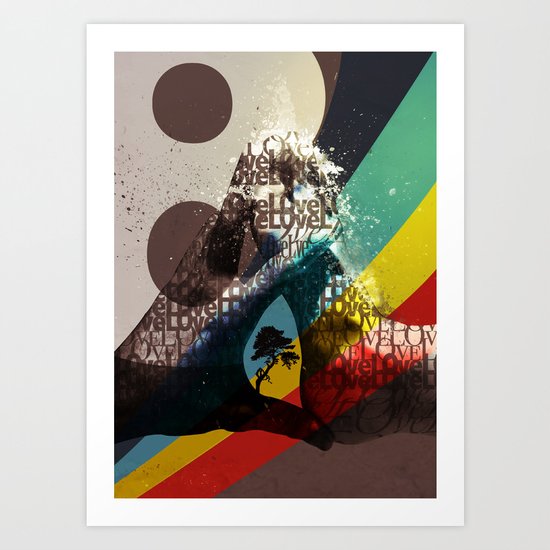 Love ve love love... Art Print