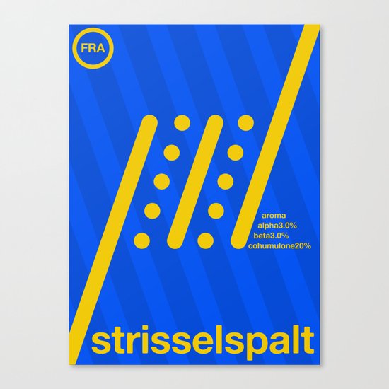strisselspalt single hop Canvas Print