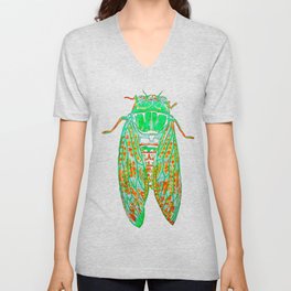 Cicada (Inverted) V Neck T Shirt