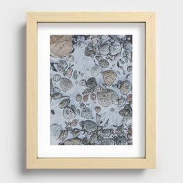 Snow & Rock Recessed Framed Print