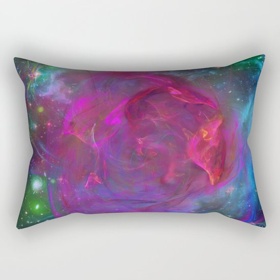 Cosmic Storm Rectangular Pillow