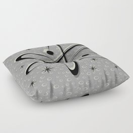 Atomic Love - Lunar Grey Floor Pillow