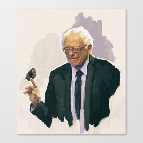 Birdie Sanders Canvas Print