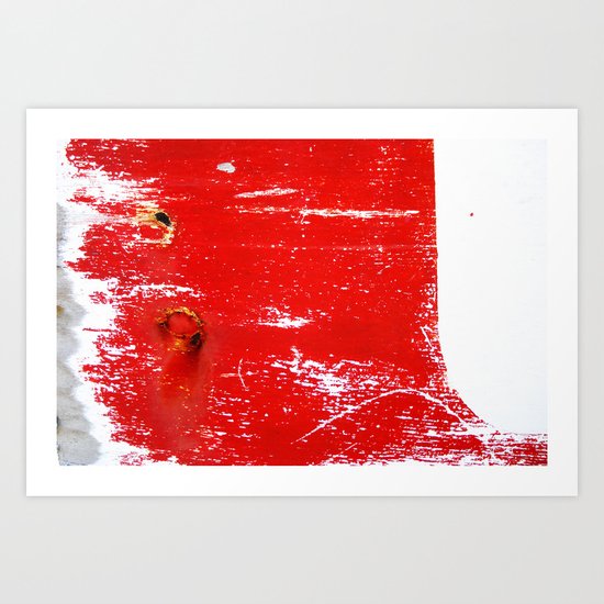 Scratches Art Print