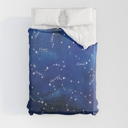 Constellation Galaxy Duvet Cover