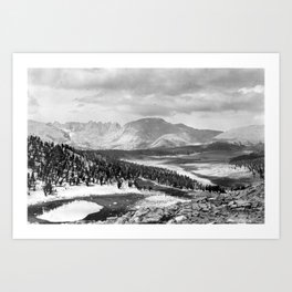 The Sierra Nevada: John Muir Wilderness, Sequoia National Park - California Art Print