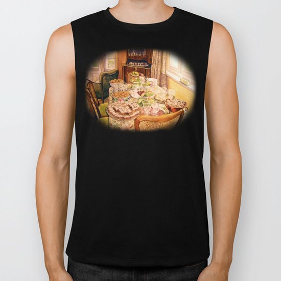 There Was a Party Biker Tank