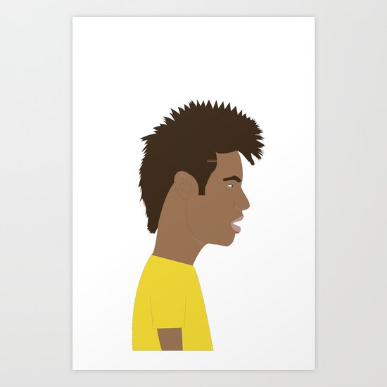 Neymar Art Print