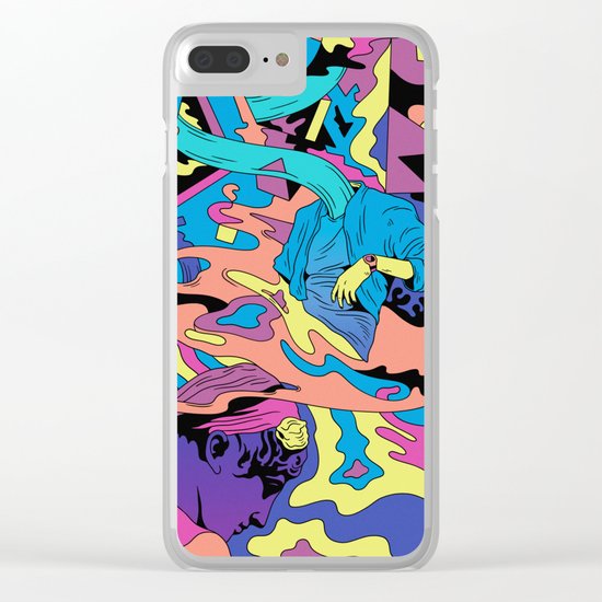 A place to think Clear iPhone Case