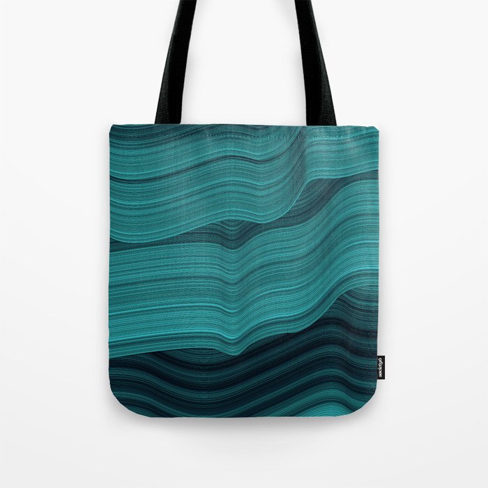 Blue waves Tote Bag